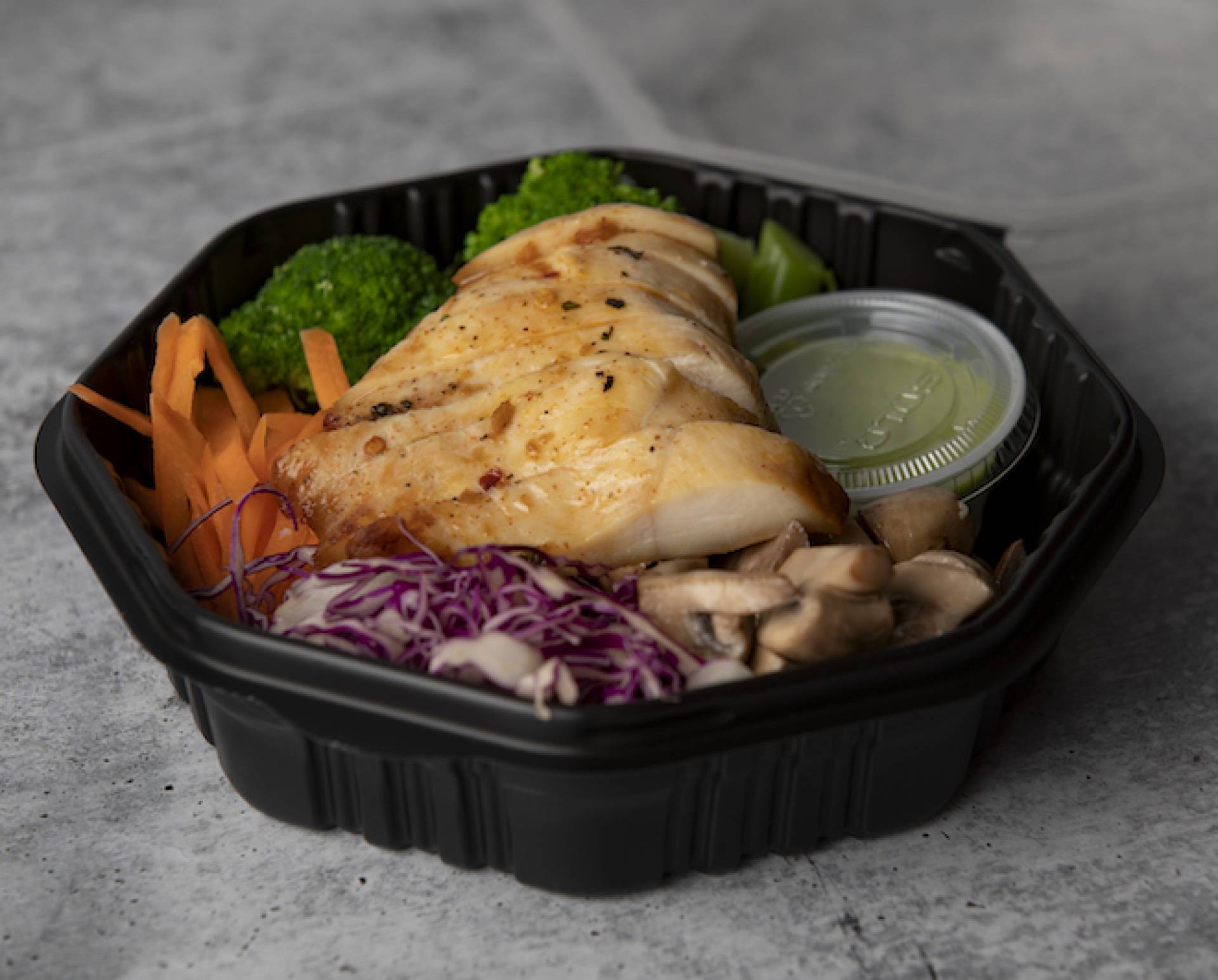 Chicken Green Curry bowl