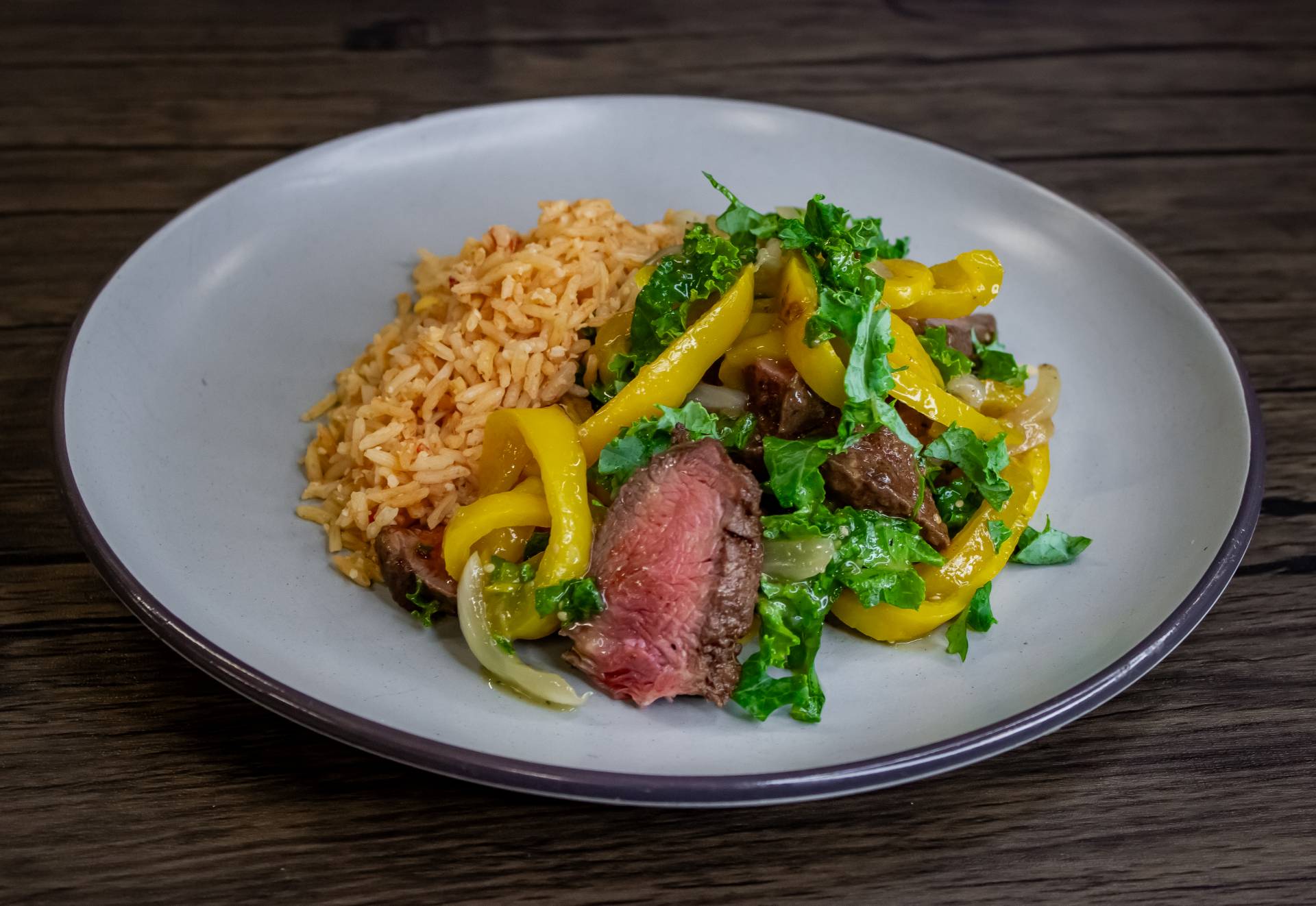 Flat Iron Steak Fajitas