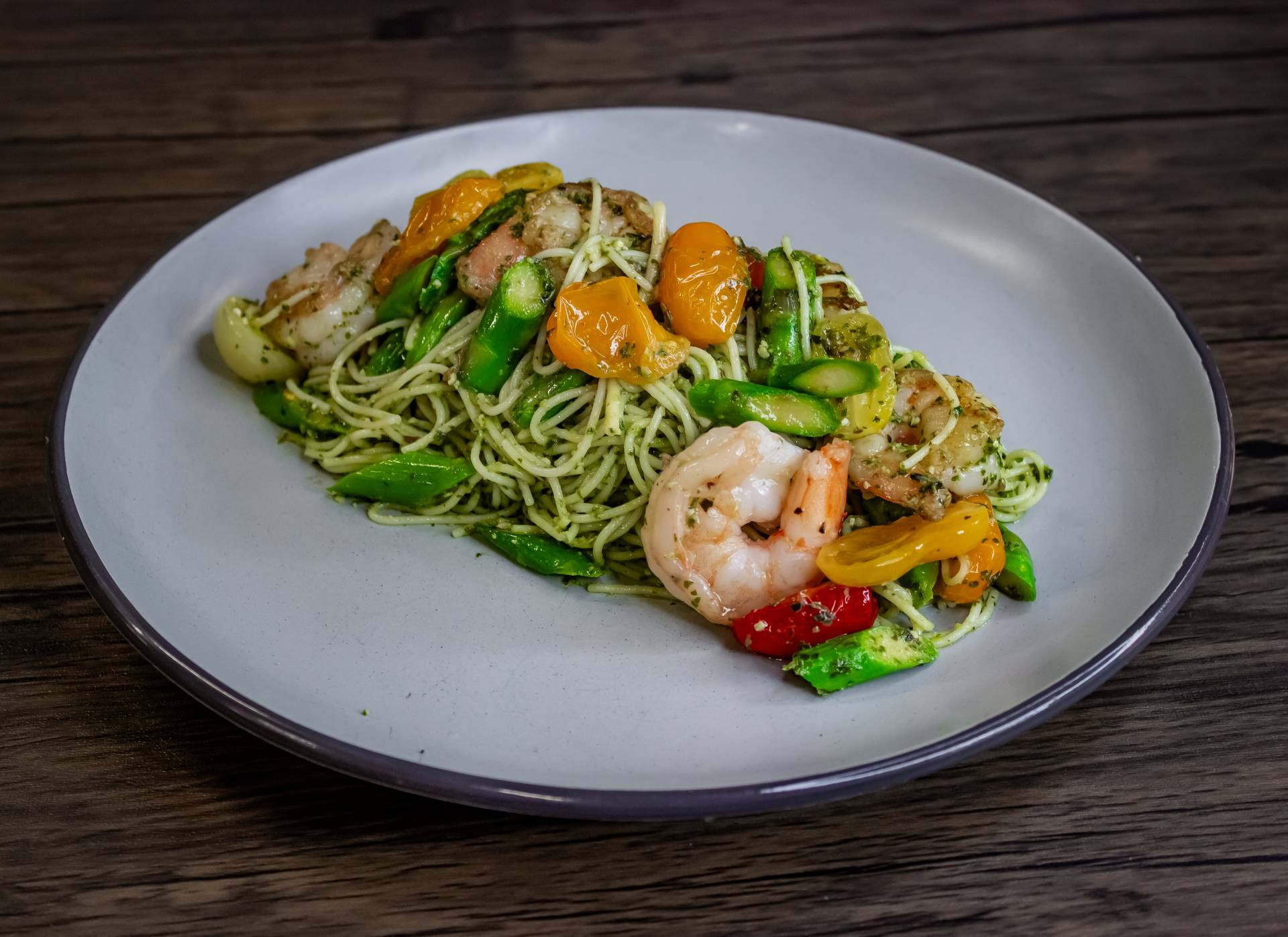 Pesto Shrimp Pasta